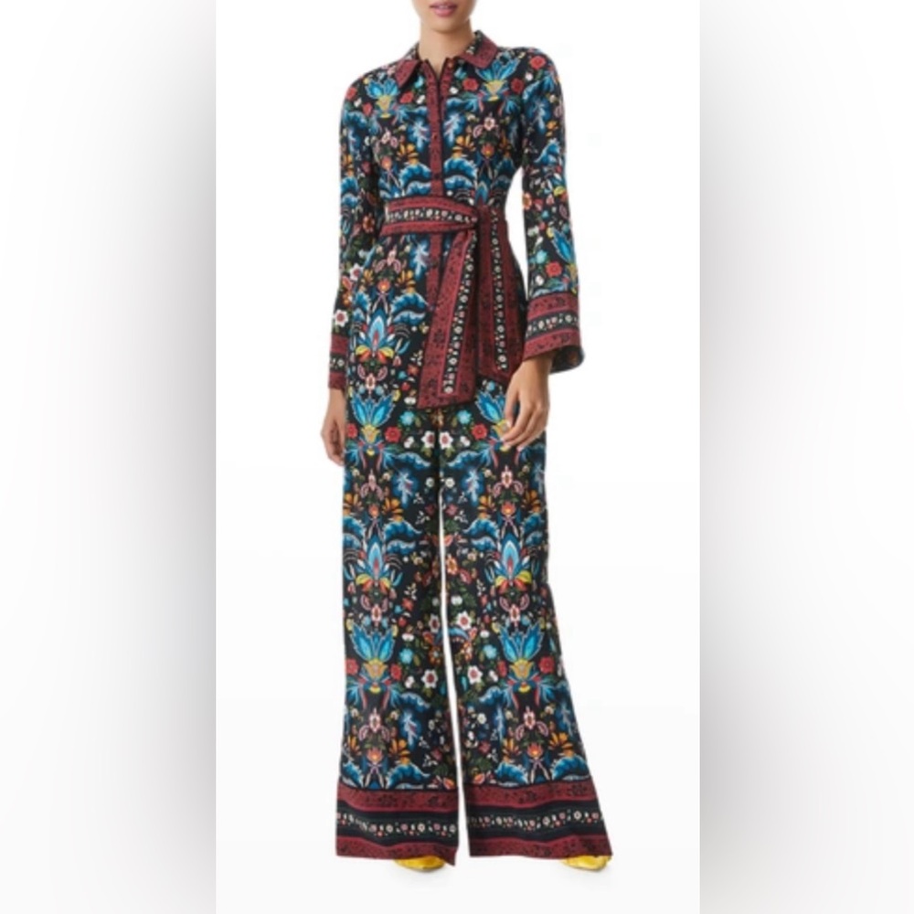 Alice + Olivia Floral Patterned Jumpsuit